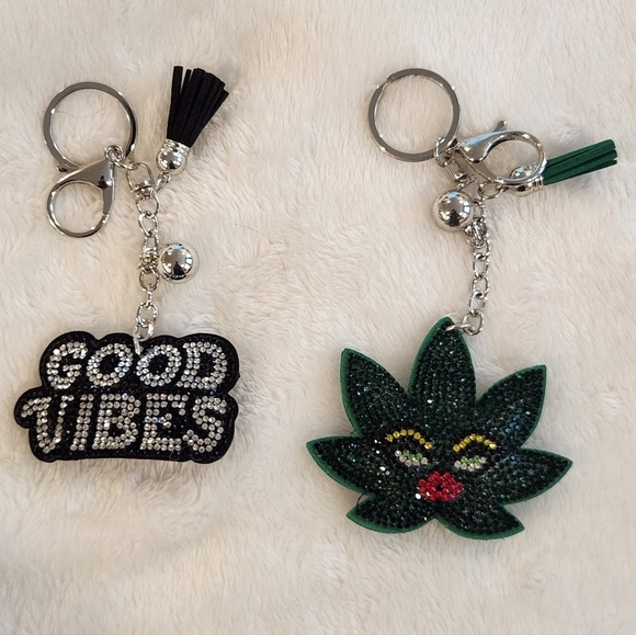 Accessories - Weed Plant Keychain Bag Charm